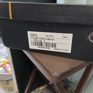 IDIFU Nude Nubuck Sandals